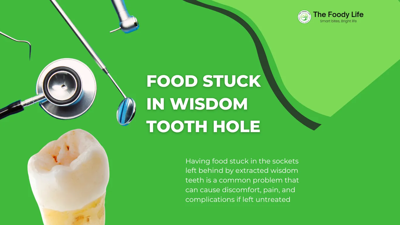 Food Stuck in Wisdom Tooth Hole